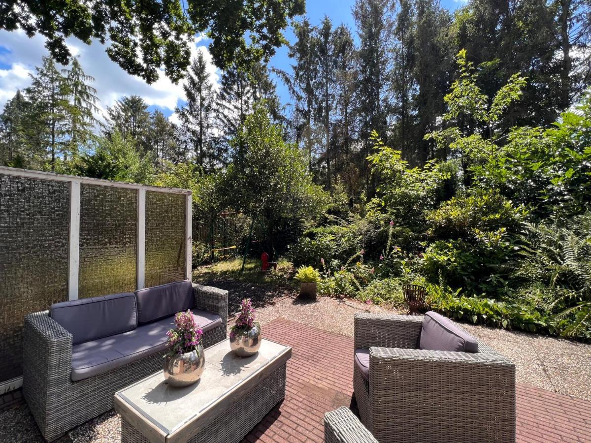 Free Standing Vacation House Garden, Private Jacuzzi, Veluwe Woods Apartment ฟัวร์เธาเซอ ภายนอก รูปภาพ